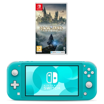 Nintendo Switch Lite Turquoise & Hogwarts Legacy