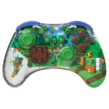 PDP Nintendo Switch REALMz Wireless Controller Minecraft Forest Biome