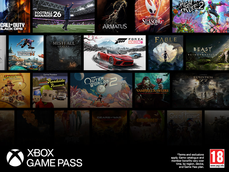Play the biggest games on day one with Xbox Game Pass Ultimate.