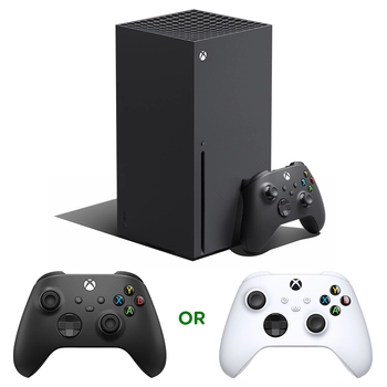 XBOX Series X Console (with Black Controller) & Extra Wireless Controller Bundle