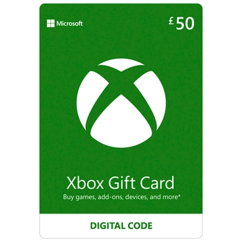 Xbox £50 Gift Card Digital Download